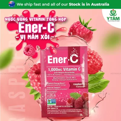 Nước uống vitamin enerc vị mâm xôi