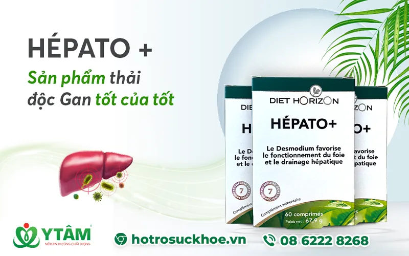 Viên uống thải độc gan Hepato Plus