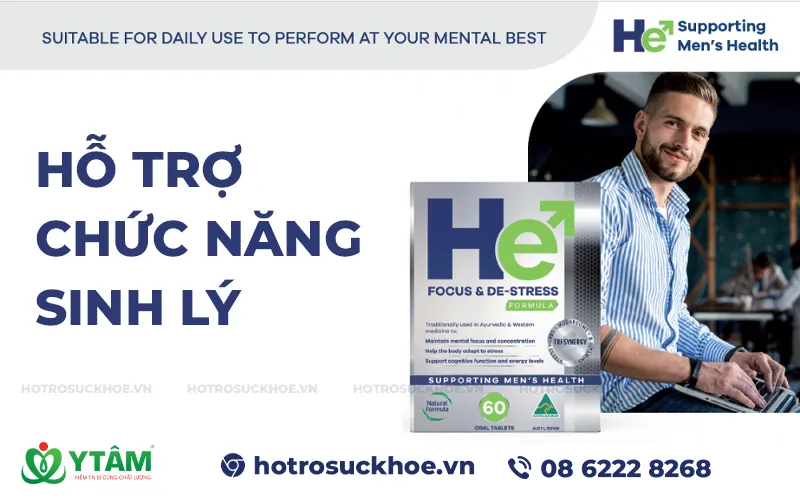 Hỗ trợ chức năng sinh lý cho nam giới