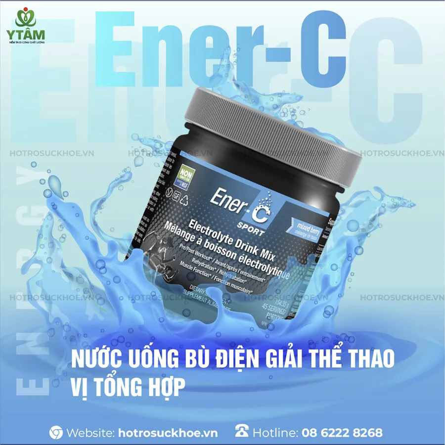 Ener C – Nước uống bù điện giải thể thao vị tổng hợp