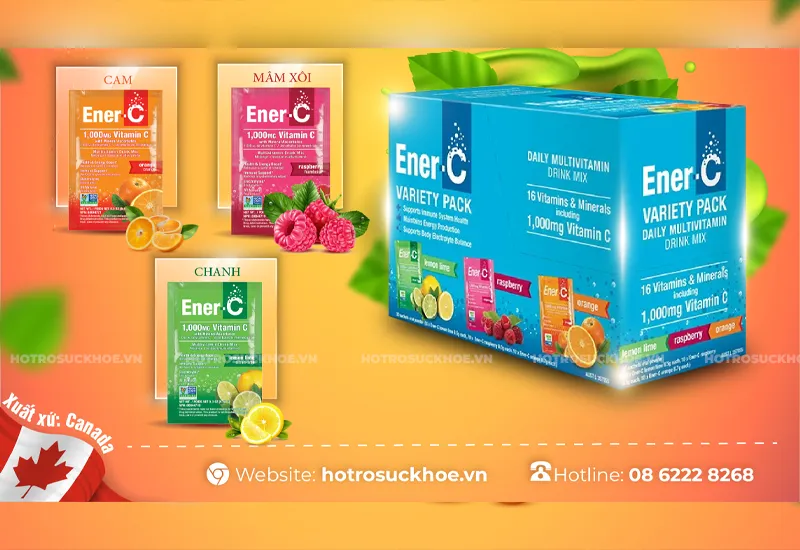 EnerC - Tối ưu Vitamin tác động tích cực đến cơ thể con người