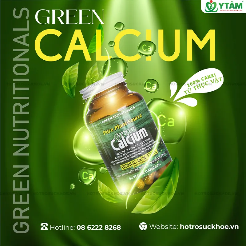 Viên uống Green Nutritionals Calcium