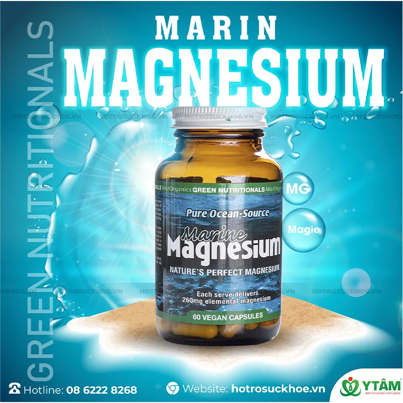 Viên uống Green Nutritionals Marine Magnesium