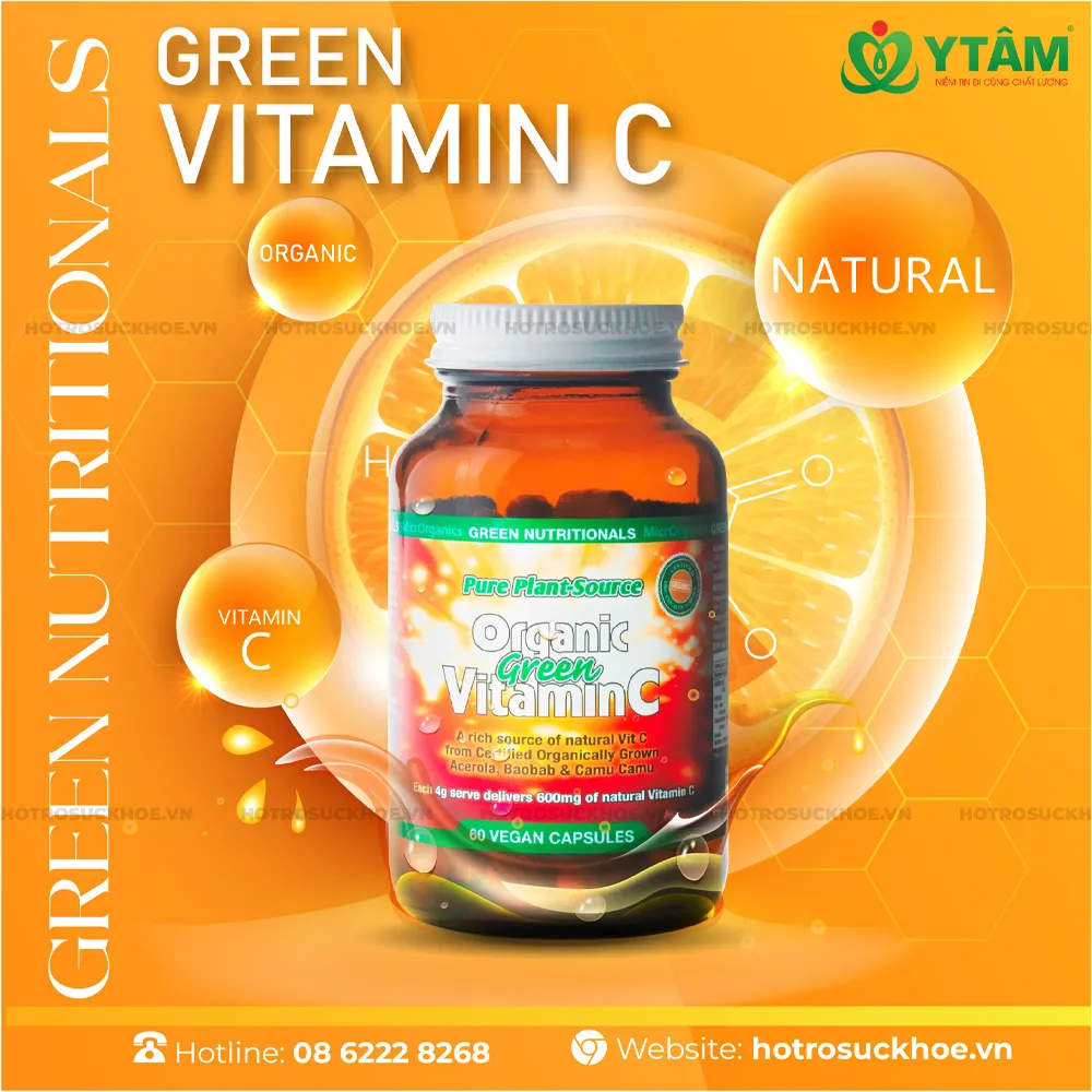 Viên uống Green Nutritionals Vitamin C