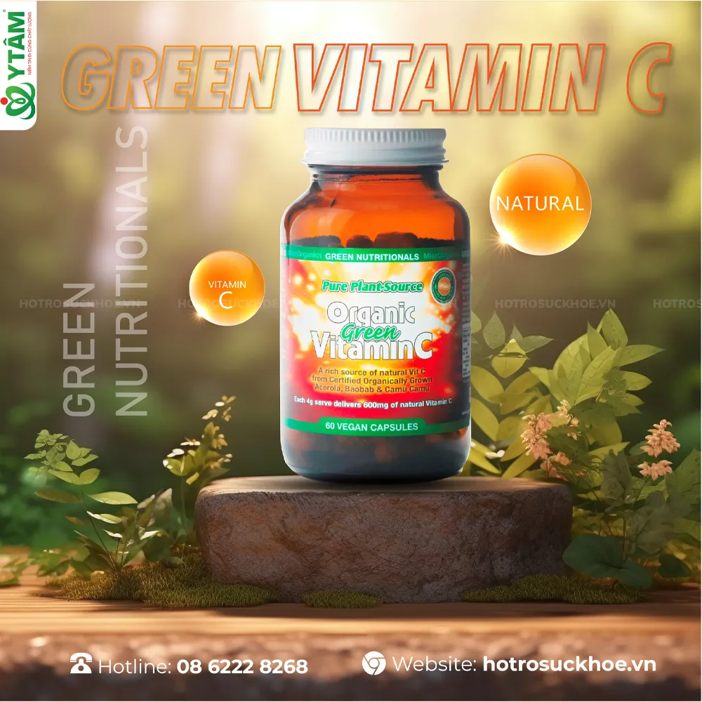 Viên uống Vitamin C GREEN VITAMIN C GREEN NUTRITIONALS