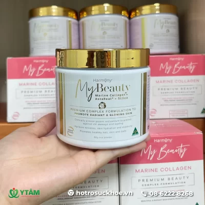 Bột uống Collagen Harmony My Beauty giúp trẻ hóa làn da