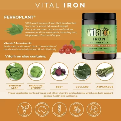 Vital Plant Based Iron Supplement