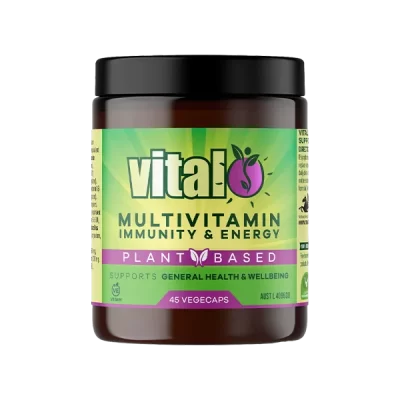 Vital Plant Based Multivitamin Immunity & Energy 45 Vegecaps