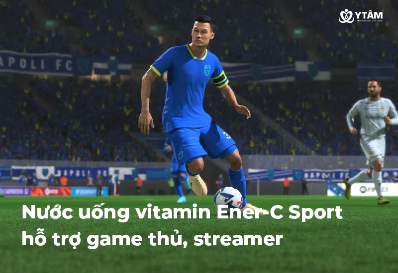 Nước uống vitamin Ener-C Sport hỗ trợ game thủ, streamer