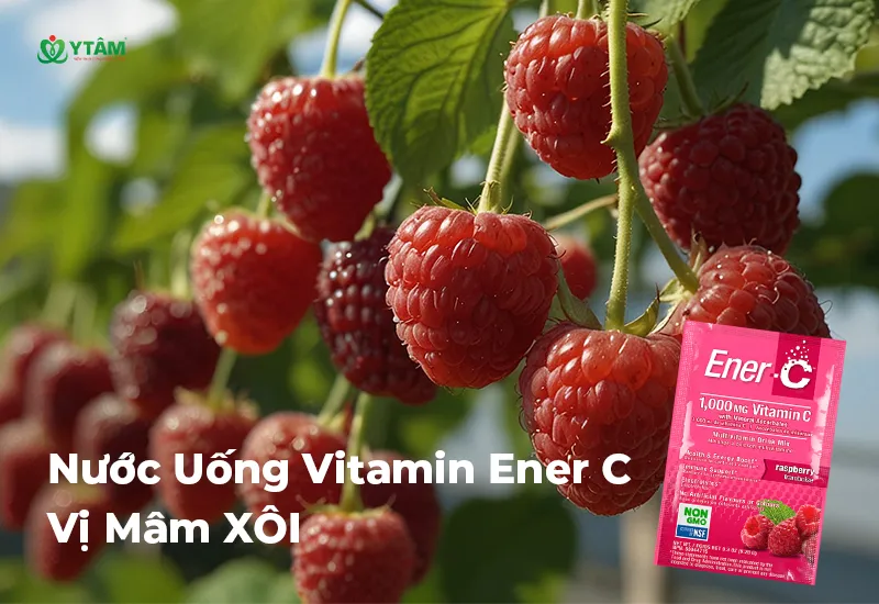 Nước Uống Vitamin Ener C Vị Mâm Xôi Ngon Số 1 - Nhập khẩu từ Úc