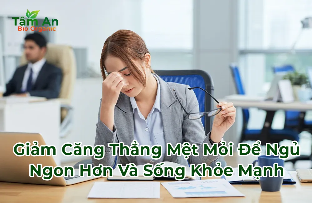 Hỗ Trợ Sức Khỏe Giảm Căng Thẳng Mệt Mỏi Để Ngủ Ngon Hơn Và Sống Khỏe Mạnh