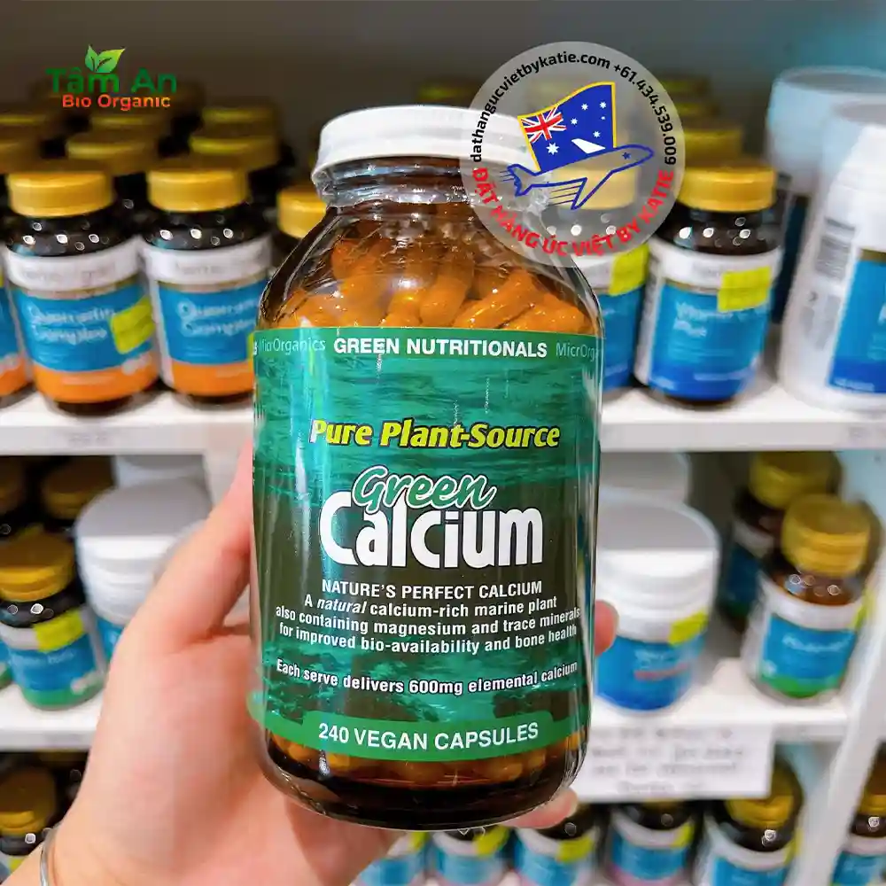 Viên uống bổ sung canxi - Green Nutritionals Green CALCIUM