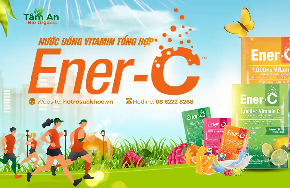 Nước uống vitamin Enerc - thức uống không biến đối gen (NON-GMO)