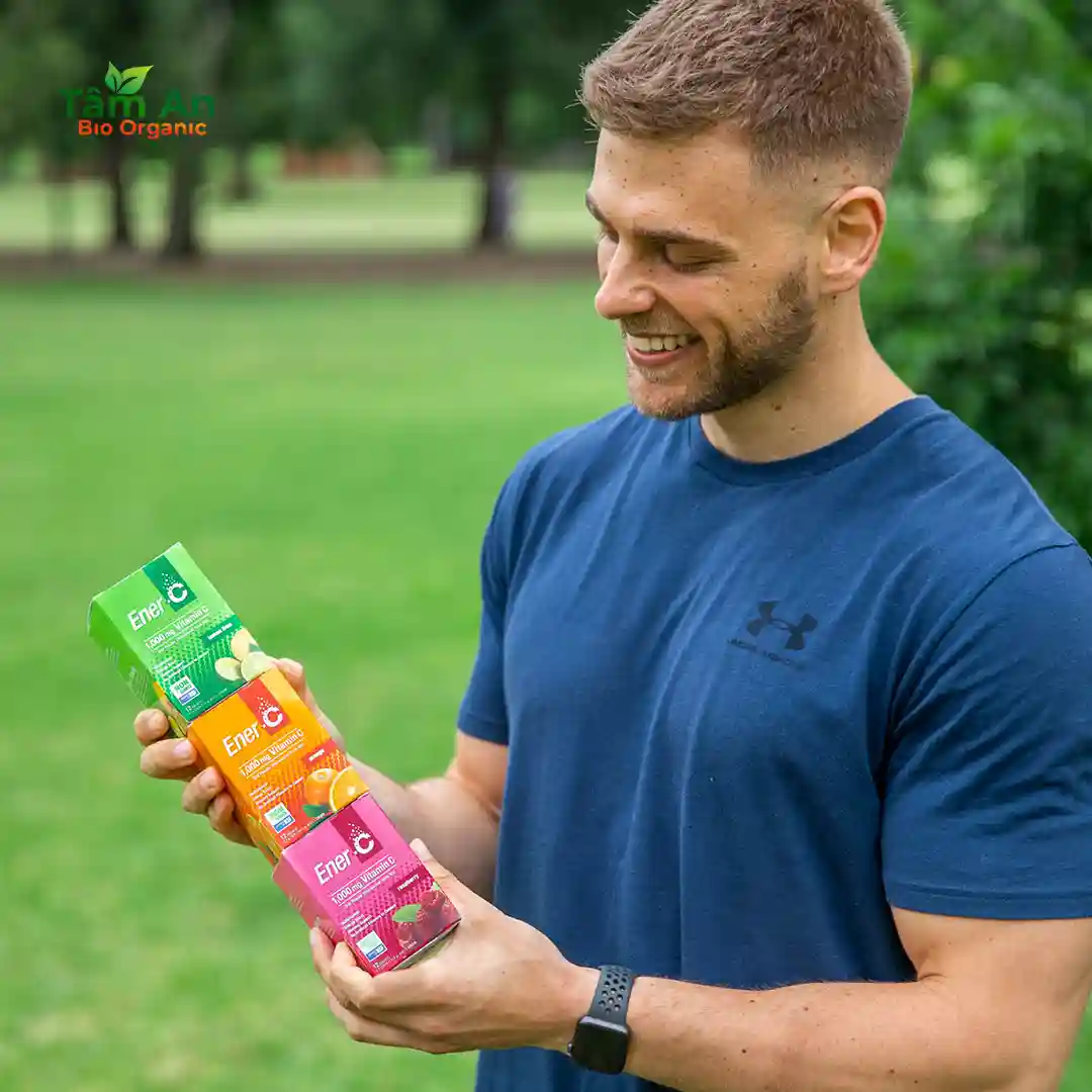 Nước uống vitamin Enerc - thức uống không biến đối gen (NON-GMO)